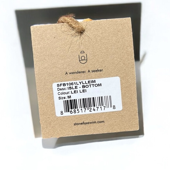 🌻NEW w.tags! REVOLVE Stone Fox Swim Lei Lei Isle Cheeky Bikini Bottom S, M, L - Picture 12 of 13